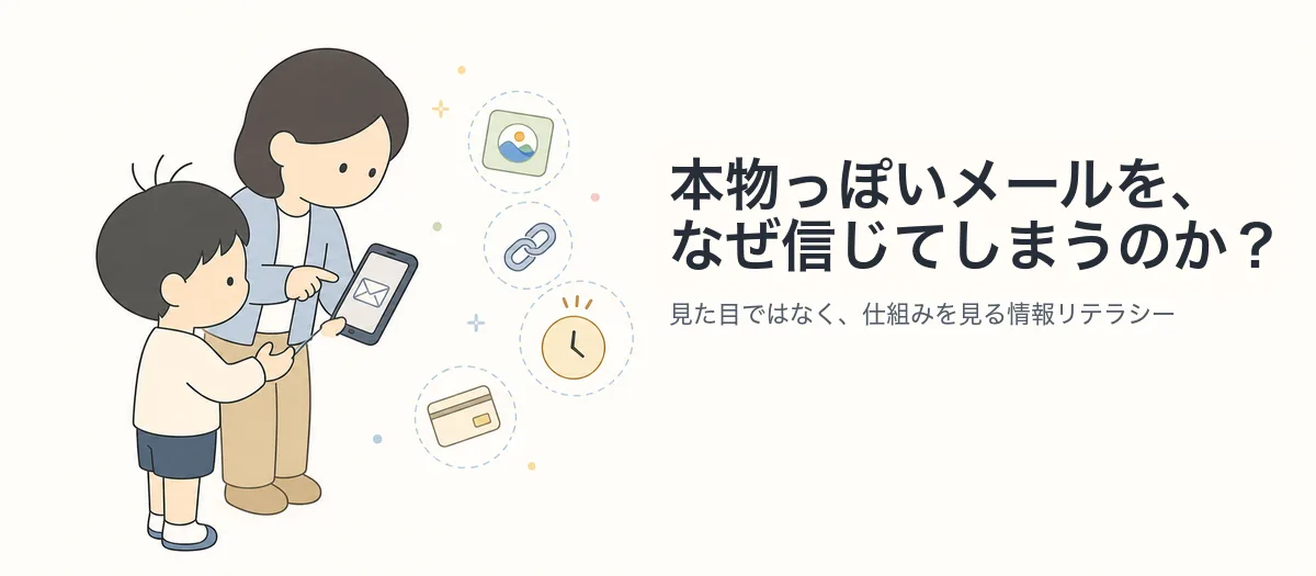 記事画像: 本物っぽいメールを、なぜ信じてしまうのか？