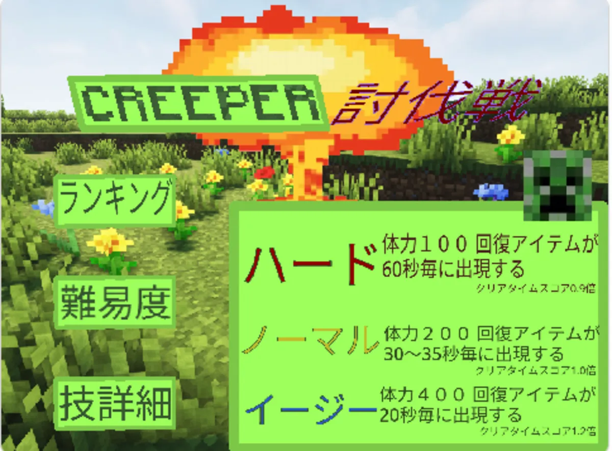 クリーパー討伐戦