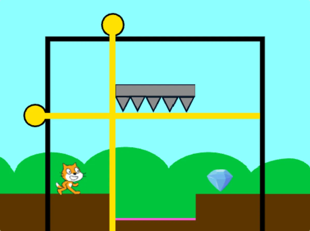 あの広告を再現！ピン抜きゲーム！ 